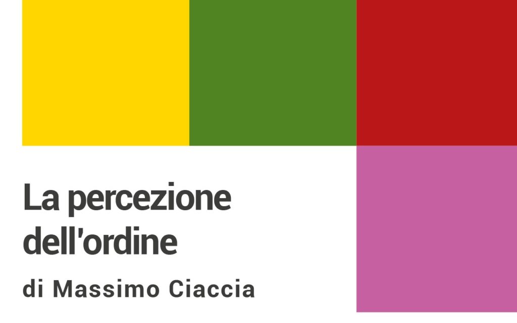 La percezione dell'ordine - romanzo di Massimo Ciaccia